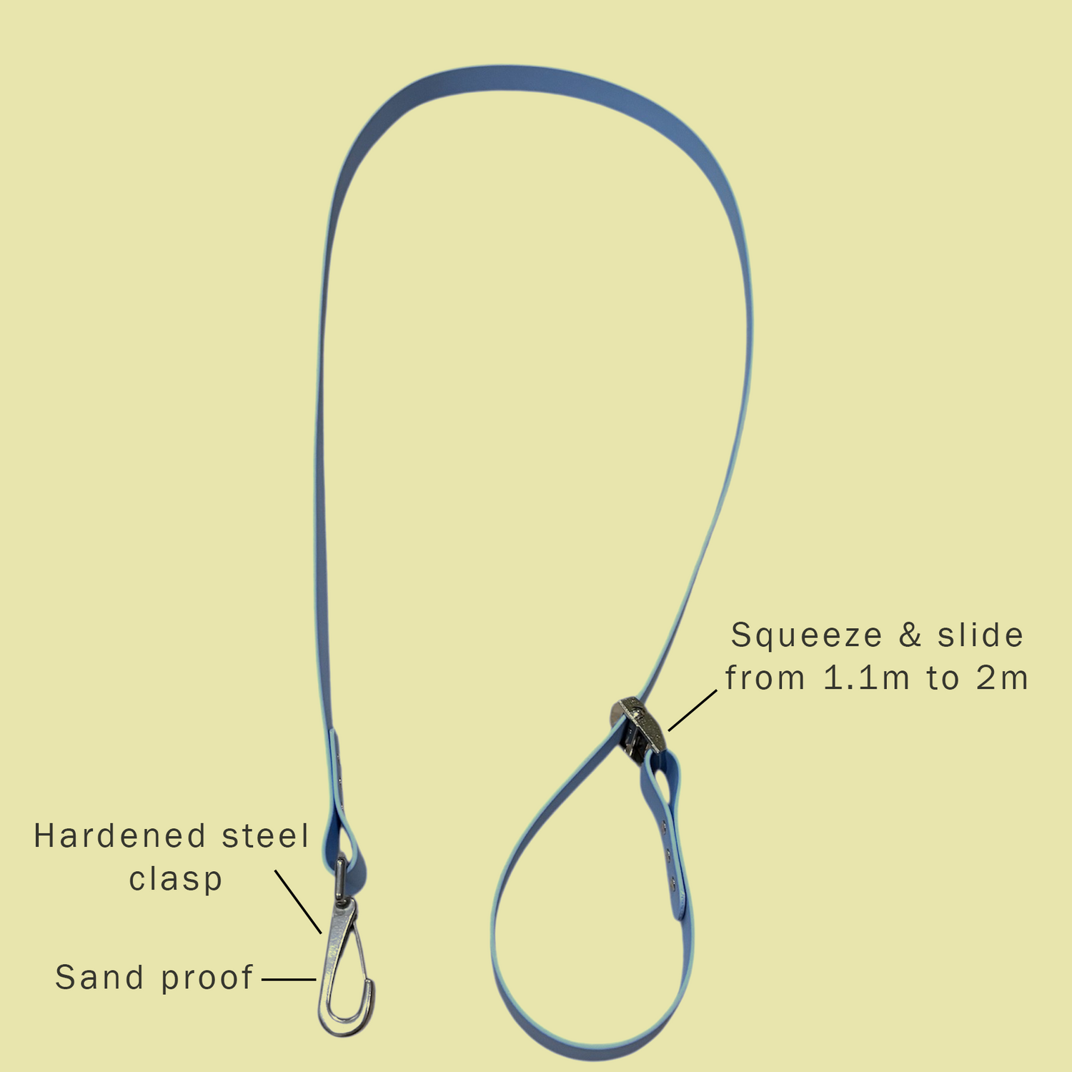 waterproof Biothane dog leads for active dogs